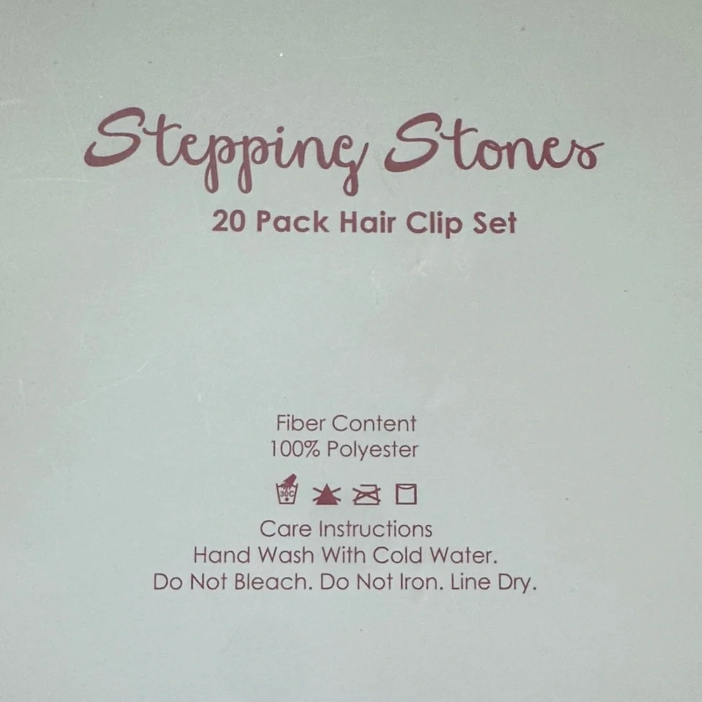 Stepping Stone Floral‎ Hair Clip Set - Multicolor